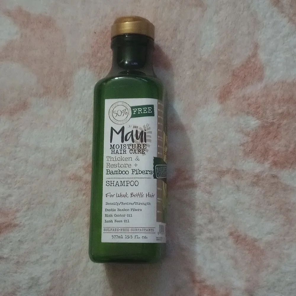 🆕🧴Maui Moisture Hair Care Thicken & Restore + Bamboo Fibers Shampoo 19.5 fl oz